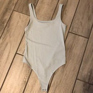 A&F soft collection tank bodysuit